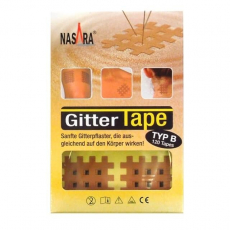 Nasara Gitter-Tape beige